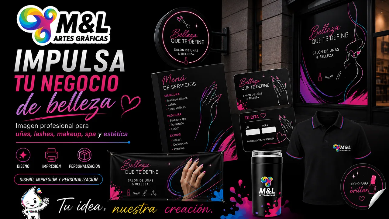 Productos personalizados e identidad visual creados por M&L